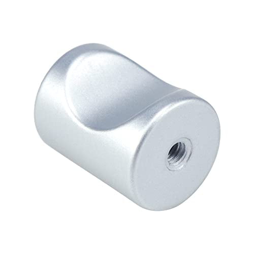 T Tulead Aluminum Alloy Silver Cabinet Knobs 0.7"x0.9", 10PCS - color: Silver