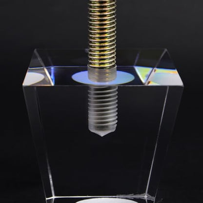 Clear Acrylic Couch Legs, 2 Inch Height, 2 Inch Width, 4Pcs - size: H 2 Inch