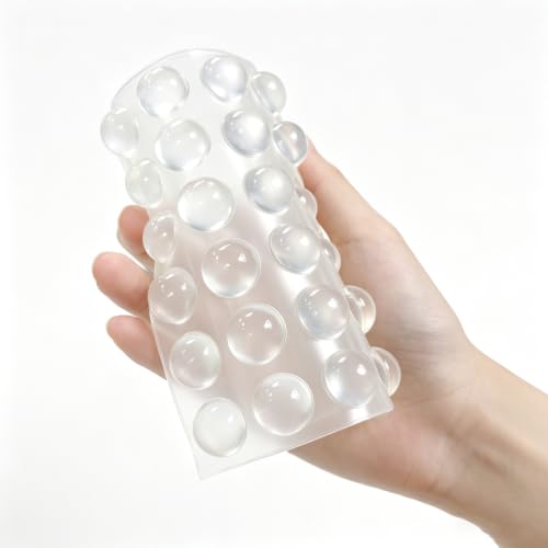 ZOMPAGO Clear Silicone Furniture Pads Cabinet Bumpers Wall Protection 36PCS - size: 36 PCS