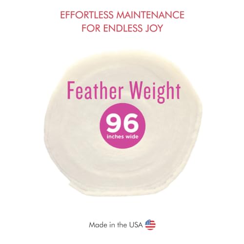 Fairfield RS696B Feather Weight Batting, 96" by 30 yd