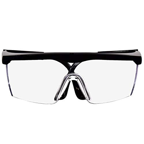 HQRP Protective Safety Glasses/Goggles (Pack of 4) for Wood Metal cutting, Chipping, Grinding, Sanding, Polishing, Soldering, Machining