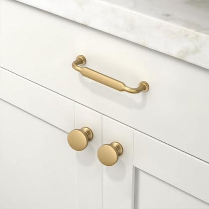 10 Pack Champagne Bronze Cabinet Pulls 3.75 Inch(96mm) Kitchen Cabinet Handles Cabinet Hardware for Drawer Pulls - color: Champagne Bronze, size: 3.75" Hole Center