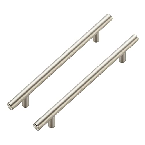 Ravinte Brushed Nickel Cabinet Handles 8-13/16"Length,6-1/4" Hole,10 Pack - size: 8-13/16 Inch（6-1/4 Inch Hole Center）
