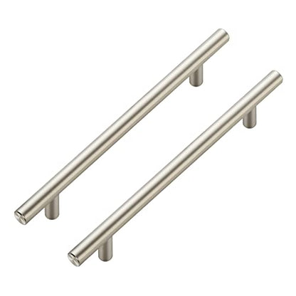 Ravinte Brushed Nickel Cabinet Handles 8-13/16"Length,6-1/4" Hole,10 Pack - size: 8-13/16 Inch（6-1/4 Inch Hole Center）
