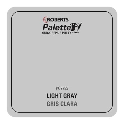 ROBERTS Palette Quick-Repair Putty for Wood, Laminate & Vinyl - Light Gray - color: light gray
