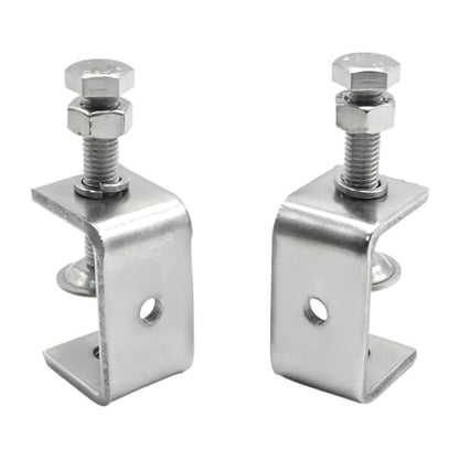 4Pcs 304 Stainless Steel C Clamp, C Type Tiger Clamp with Screws for Woodworking (85mm 4Pcs)
