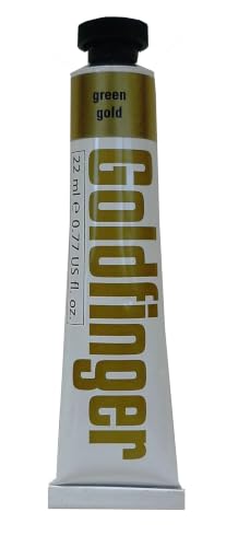 Daler Goldfinger Metalic Paste 22ml Green Gold