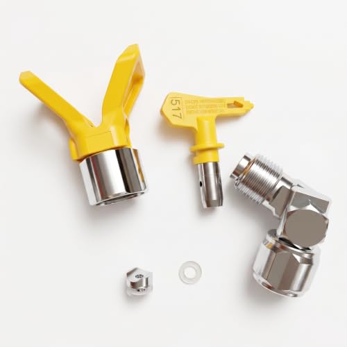 Airless Paint Sprayer Nozzle Kit (Color: Swivel Joint Set), Compatible with Graco and Titan airless sprayers, Suitable for high-Pressure airless Spray Gun Extensions and Anti-Spray Valve adapters.