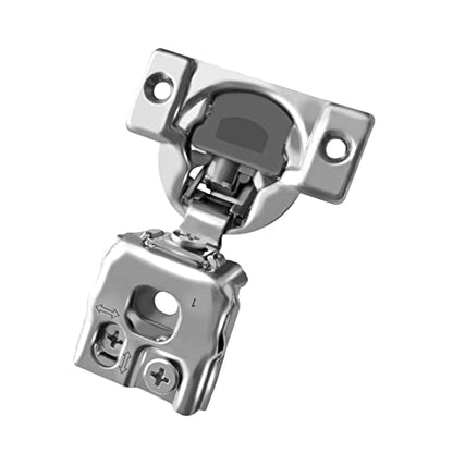10-Pack 1" Overlay Soft Close Face Frame Kitchen Cabinet Hinges - size: 1 Inch