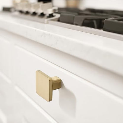 TUNNY 10 Pack Classic Cabinet Knob-Champagne Bronze Single Hole Furniture Hardware Knob for Kitchen Cabinet Bedroom Dresser Furniture Hardware Cabinet Pulls - color: Champagne Bronze, size: Single Hole