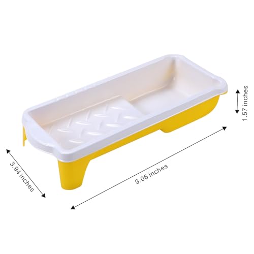 21 Pack Disposable Thickened Plastic Paint Tray Liners with 2Inch Roller Tray