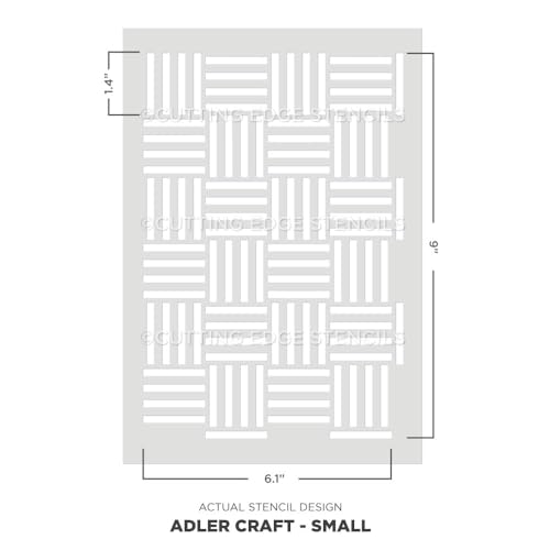 Adler Craft and Furniture Stencil - DIY Furniture Revamp - Stencils for Crafts Reusable - Stencils for Painting on Wood (Small) - size: Small
