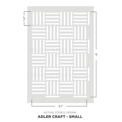 Adler Craft and Furniture Stencil - DIY Furniture Revamp - Stencils for Crafts Reusable - Stencils for Painting on Wood (Small) - size: Small