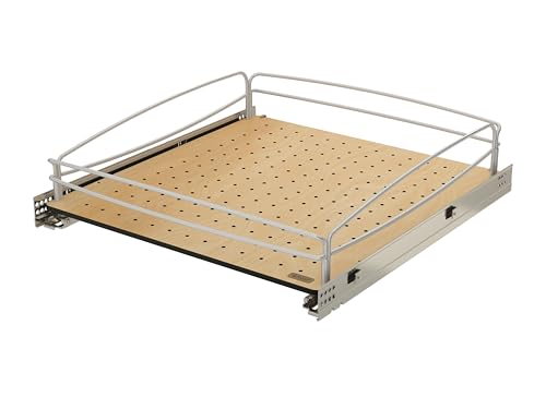 Rev-A-Shelf Pullout Organizer w/Soft-Close, Min Opening Width 20" - size: 24" Cabinet