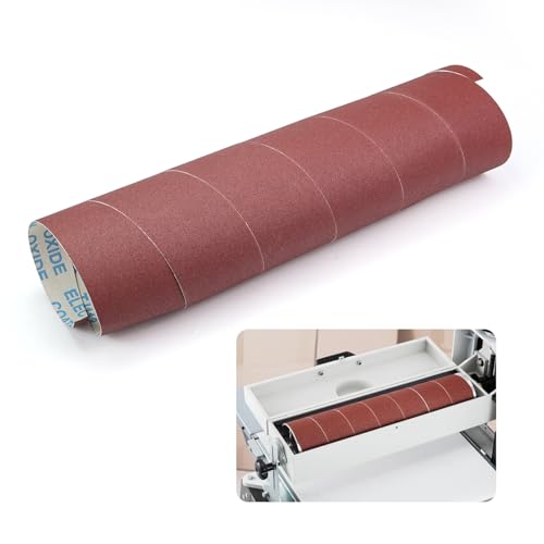 SCOTTCHEN Cloth Backed Drum Sander Sandpaper Rolls,3 Inch x 35 Feet,120 Grit, Ready-to-Wrap Ready-to-Cut Aluminum Oxide Sandpaper,Abrasive Paper Roll for Metalworking, Woodworker, Furniture Repair - style: 120grit