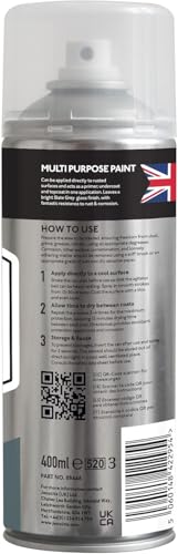 JENOLITE Directorust Gloss Finish Aerosol, Slate Grey 1x13.5oz - color: Slate Gray
