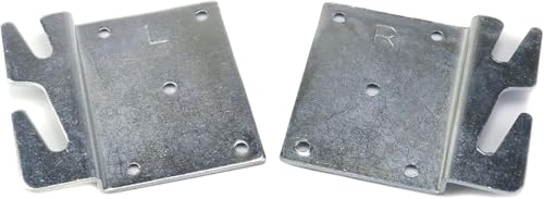 Universal Wood Bed Rail Hook Plates, 2Pcs