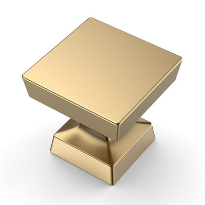 Amerdeco 10 Pack Champagne Bronze Cabinet Knobs 1.2" - color: Champagne Bronze, size: Knob