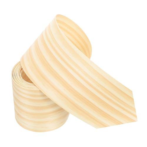 PATIKIL Pine Edge Banding, 3 Inch x 10 ft Wood Veneer Tape Pre-glued Flexible Plywood Edge Banding with Hot Melt Adhesive for Furniture Restoration - color: Pine, size: 3 Inch x 10 ft