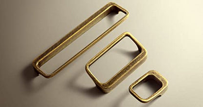 Goo-Ki Antique Brass Cabinet Pulls with Hole Center 2.5''(64MM),Retro Zinc Alloy Drawer Pulls for Drawer,Wardrobe,Cupboard,6 Pack - color: Antique Brass, size: 2.5'' HOLE CENTERS