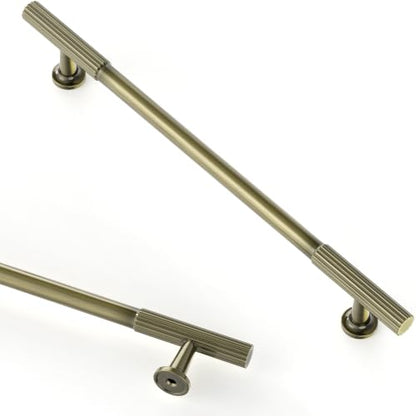 Asidrama 10 Pack 7.5 inch Brushed Antique Bronze Kitchen Cabinet Handles - color: Brushed Antique Bronze, size: 7.5" Hole Center