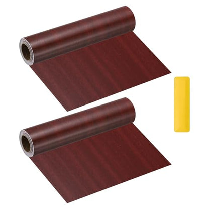 HARFINGTON Wood Grain Repair Tape 8" x16ft Self-Adhesive Repair Patch - color: Walnut, size: 8" x 16ft