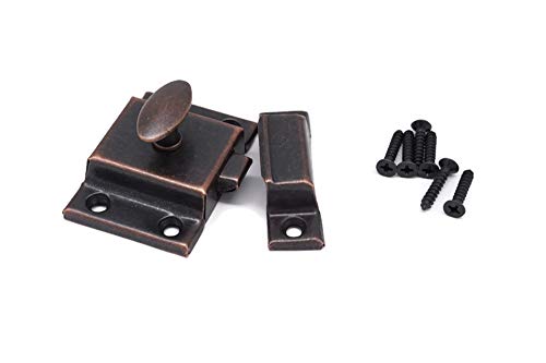 Cabinet Latch Antique Copper Finish Country Furniture Cupboards Modern Cabinetry Excellent Antique Reproduction