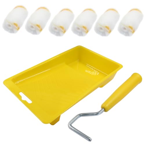 Litoexpe 2" Mini Paint Roller Kit with 6 Covers