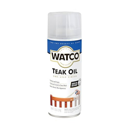 Watco Clear Teak Oil Finish Spray - size: 11.25 oz (Pack of 1)