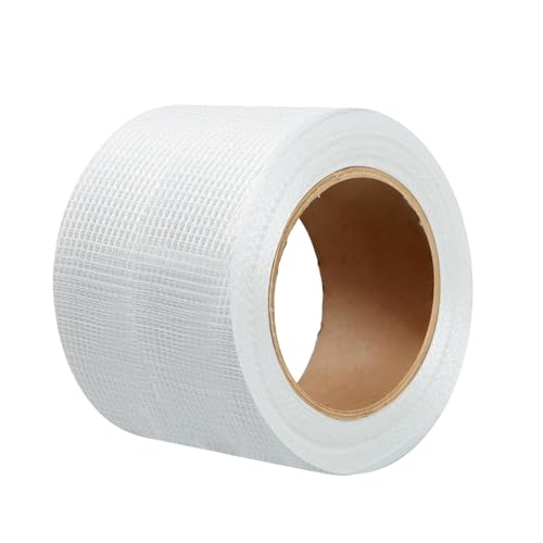 Drywall Joint Tape, 4 Inch x 100 Ft Self Adhesive Drywall Tape, Wall Patch Repair Roll, Fiberglass Mesh Tape for Drywall Repair, Wall Cracks and Ceiling Gaps - style: 4 Inch x 100 Ft