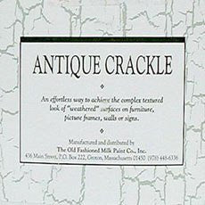 Milk Paint Crackle Finish, Pint