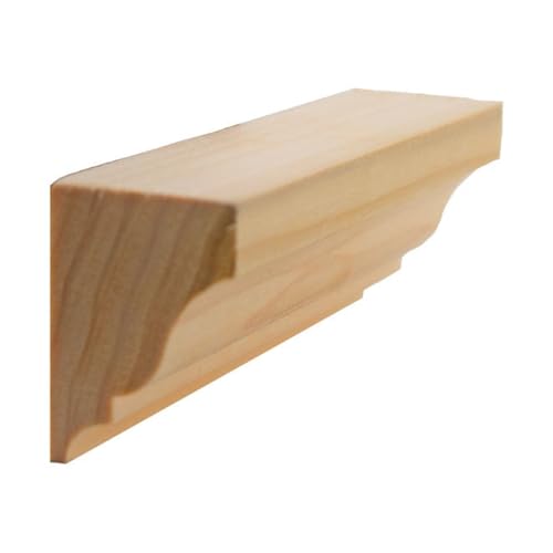 EWSC18 Solid Crown 1-3/4" High x 1-1/4" Deep Moulding. Unfinished, Poplar, 94" - size: 94 inches