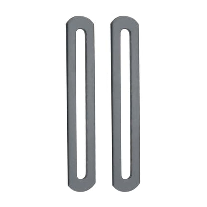 4PCS Black Cold Rolled Steel Adjustable Flat Repair Plate 4.5 Inch Metal Connector Hardware Fitting Suitable for Wood Furniture DIY Workbenches