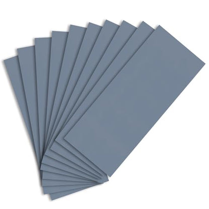 Sand Paper Variety Pack, 10PCS Wet/Dry Fine Sandpaper for Wood Metal Crafts and Car Sanding, 3000 Grit, 9 x 3.6 Inch - size: 3000-Grit