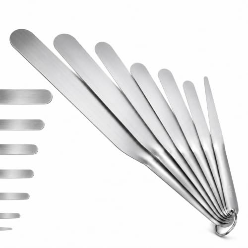 61joy Caulking Spatula Set, 7-Piece Stainless Steel Caulk Tools