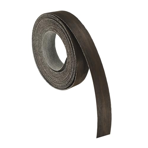 uxcell 3/4 Inch x 13ft Wood Veneer Edge Banding Pre-Glued Flexible Strips - size: 3/4 Inch x 13ft