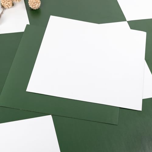 Peel and Stick Floor Tile Waterproof 20PCS, 12inX12in Vinyl Flooring - color: Green and White, size: 20pcs