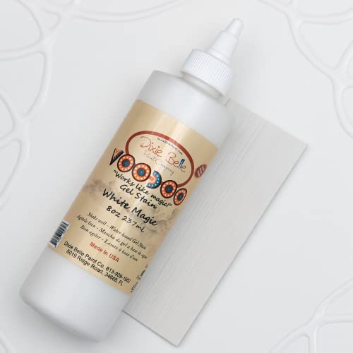 Dixie Belle Voodoo Gel Stain - White Magic (8oz) - color: White Magic