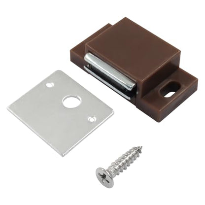 Litoexpe 6 PCS Brown Magnetic Door Catch - color: Brown