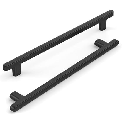 10 Pack 7.5 Inch(192mm) Kitchen Cabinet Handles Matte Black Cabinet Pulls Kitchen Cabinet Hardware Drawer Pulls for Cupboard Wardrobe - color: Matte Black, size: 7.5"/192MM Hole Center