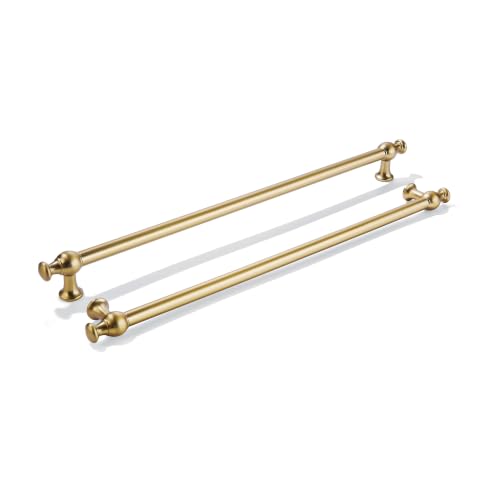khtumeware 5-Pack 12-Inch(305mm) Champagne Bronze Cabinet Pulls - color: Champagne Bronze, size: 12"(305mm) Hole Center
