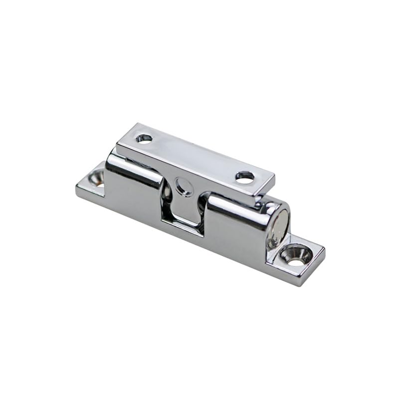 AINIFU Double Roller Catch Cabinet Latches,70mm Solid Metal Cabinet Metal Door Latches and Catches Door Fittings Spring Ball Door Stud Catch, Ideal for Boats, Cabinet Doors, Cupboards