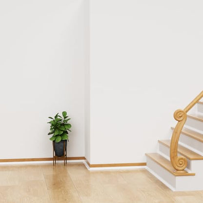 Kneelisa Flexible Quarter Round Molding Trim Peel and Stick 118Inch White - color: White, size: 118 Inch