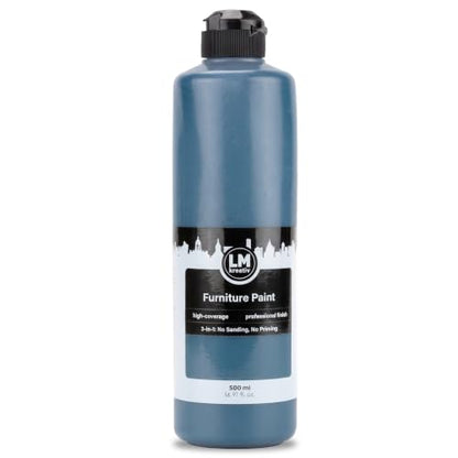 LM Furniture Paint 16,91 fl oz - Deep Sea Blue - - color: Deep Sea Blue, size: 16.91 Fl Oz (Pack of 1)