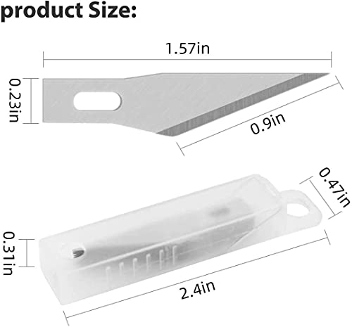DIYSELF 23 Pack Exacto Knife Craft Knife Kit and Cutting Mat 6in×8in