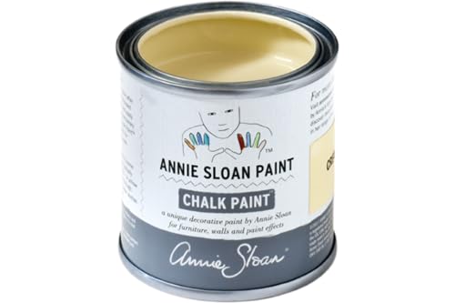 Annie Sloan Chalk Paint® (Cream, 120 ml/4.06 Fl Oz) a unique decorative paint for furniture, cabinets and home décor with no sanding or priming - color: Cream, size: 4 Fl Oz (Pack of 1)