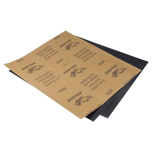 Utoolmart 240 Grits Sanding Sheets Wet Dry Silicon Carbide Sandpaper for Wood Furniture Metal Automotive Polishing 3pcs - color: 3pcs, size: 240 Grit
