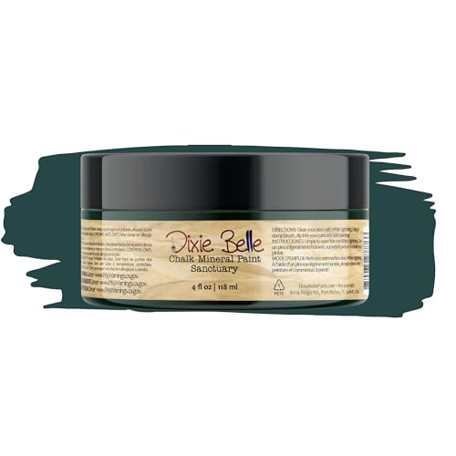 Dixie Belle Paint Company Chalk Mineral Paint - Sanctuary (4oz) - color: Sanctuary, size: 4 Fl Oz (Pack of 1)