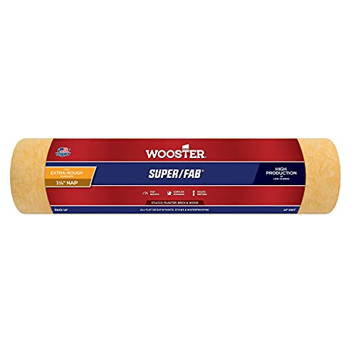 Wooster Brush R243-14 Super/Fab Roller Cover, 1-1/4-Inch Nap, 14-Inch - size: 14"