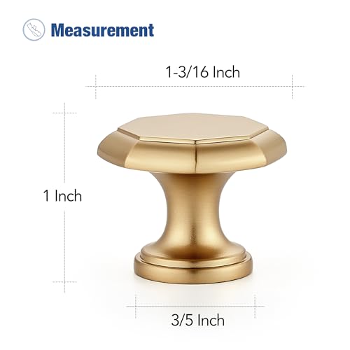 Ravinte Champagne Bronze Single Hole Round Cabinet Knobs,Zinc Pull,20 Pack - color: Champagne Bronze